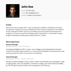 Strategist Resume Example