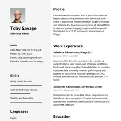 Er Nurse Resume Example