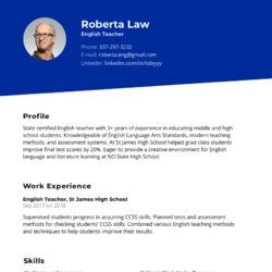 Assistant Portfolio Manager Resume Example