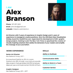 Generalist Resume Example