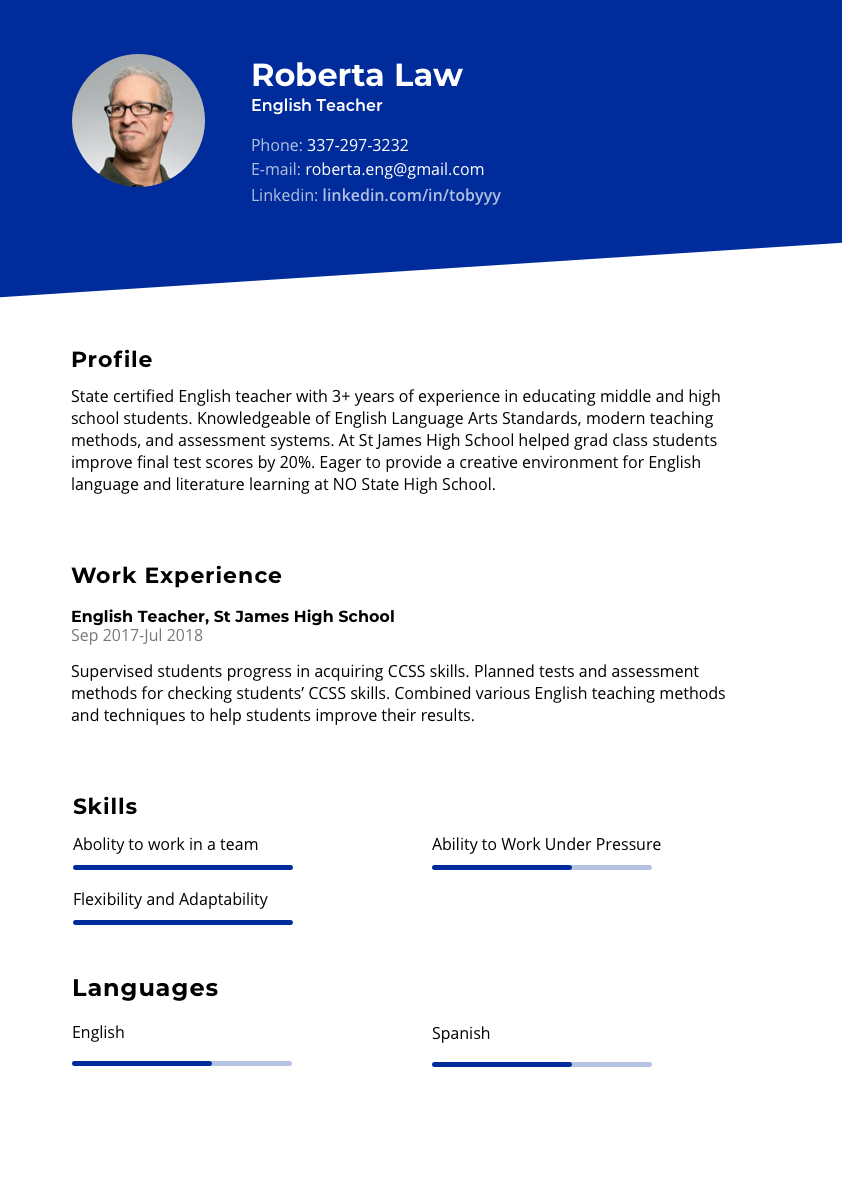 Diamond Resume Template